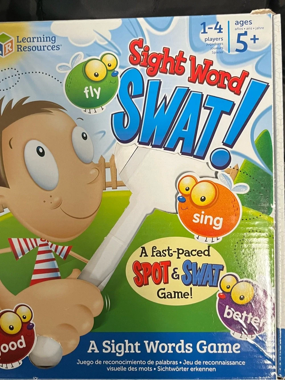Learning Resources Sight Word Swat! Kids Game - Green